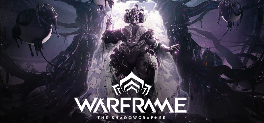 Official Warframe artwork showing a Tenno before preparing early Platinum trades