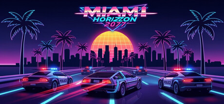 Miami Horizon 2077 — Steam header