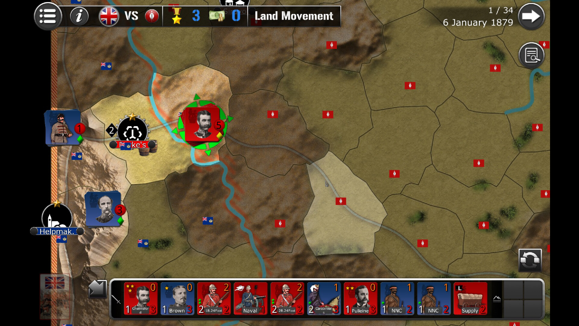 Wars Across The World: Zulu 1879 screenshot 2