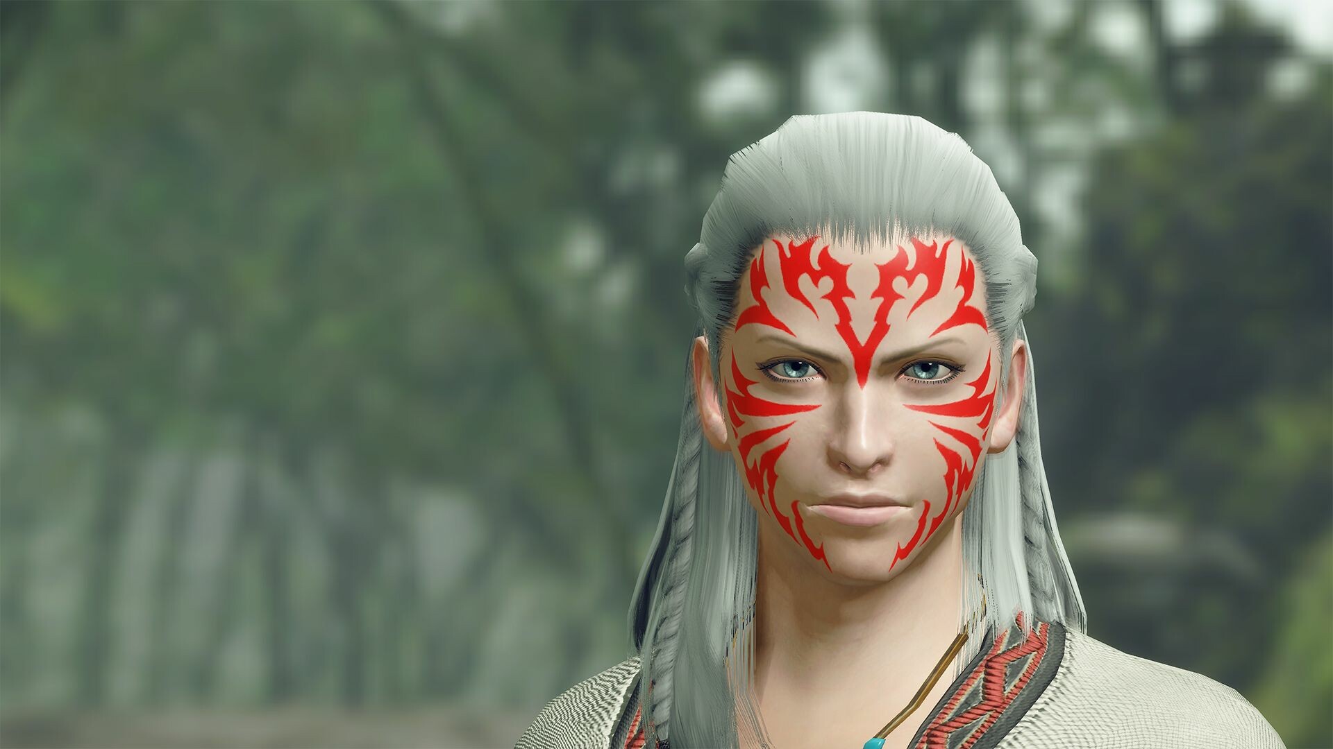 Monster Hunter Rise - "Risen" face paint screenshot 1