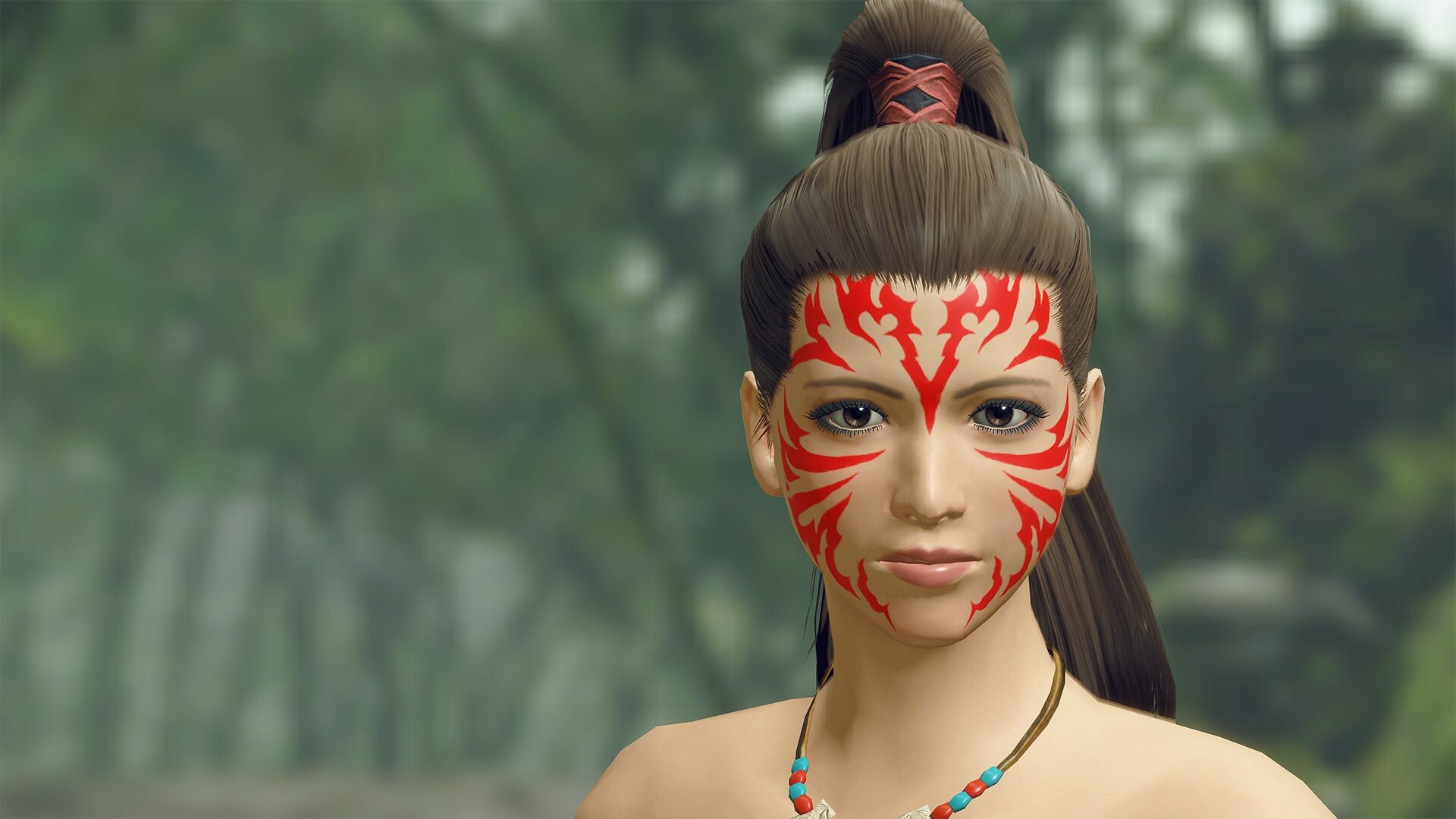 Monster Hunter Rise - "Risen" face paint screenshot 2