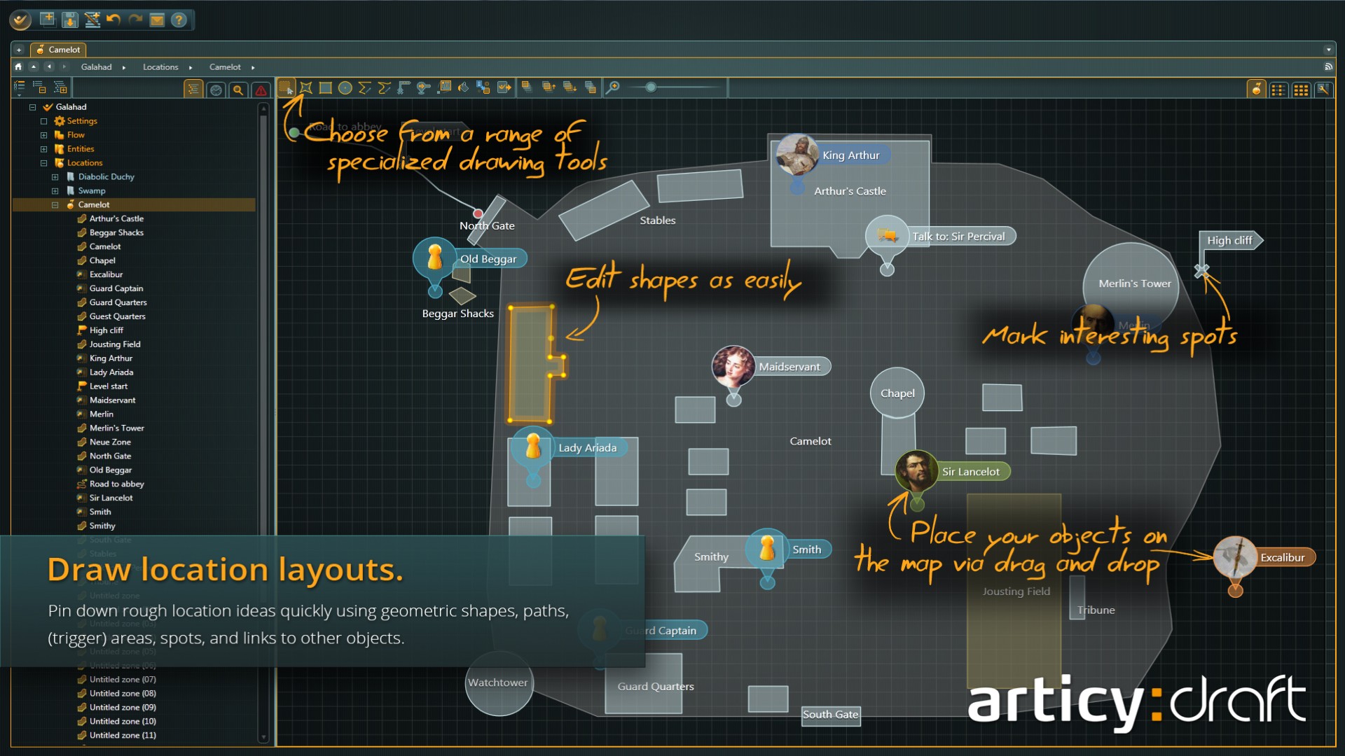 articy:draft screenshot 5