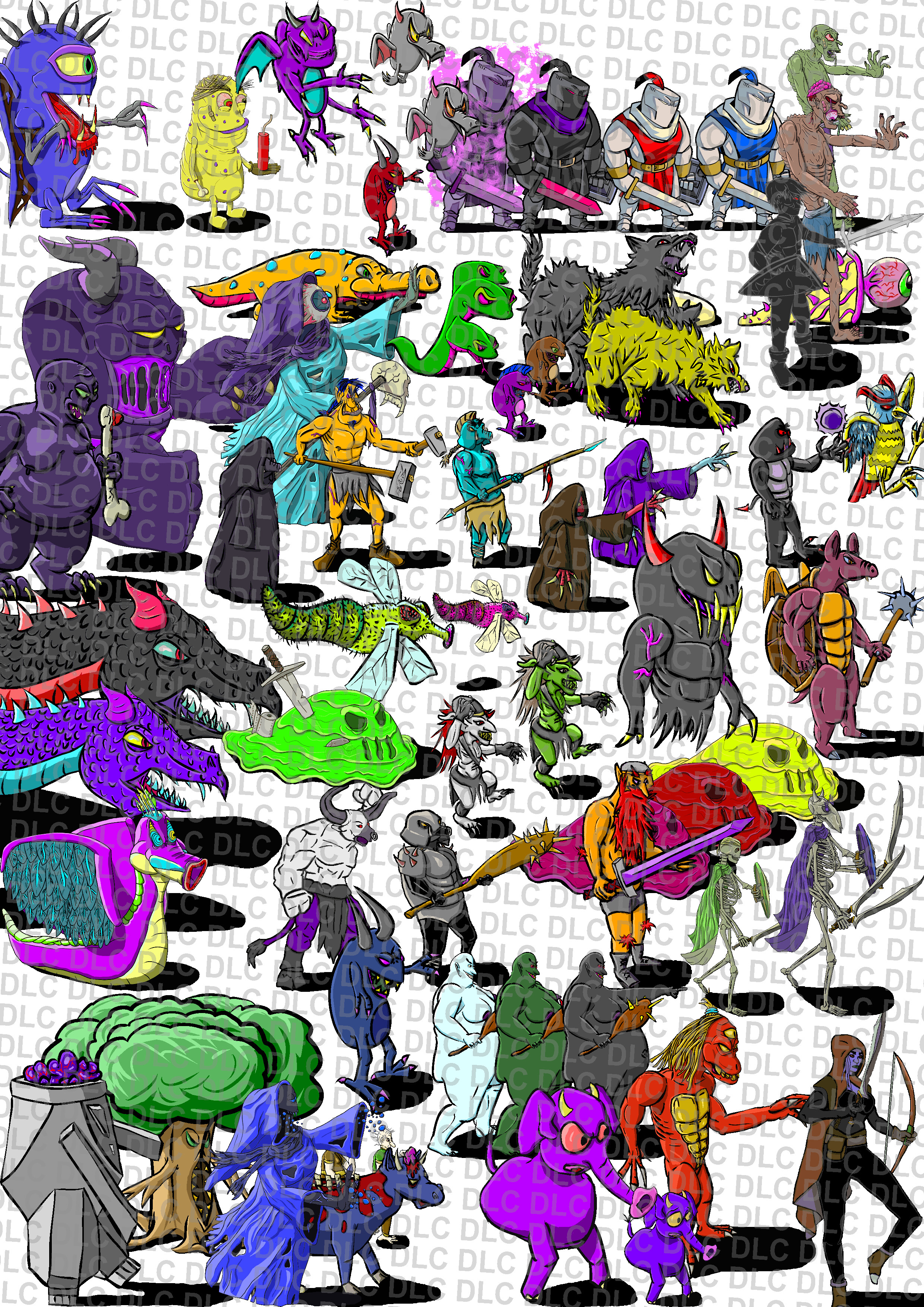 RPG Maker MV - Pixel Pack 3 Sideview Enemies screenshot 2