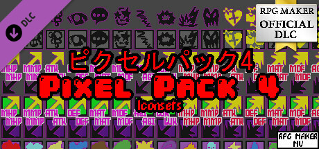 RPGツクールMV - Pixel Pack 4 Iconsets