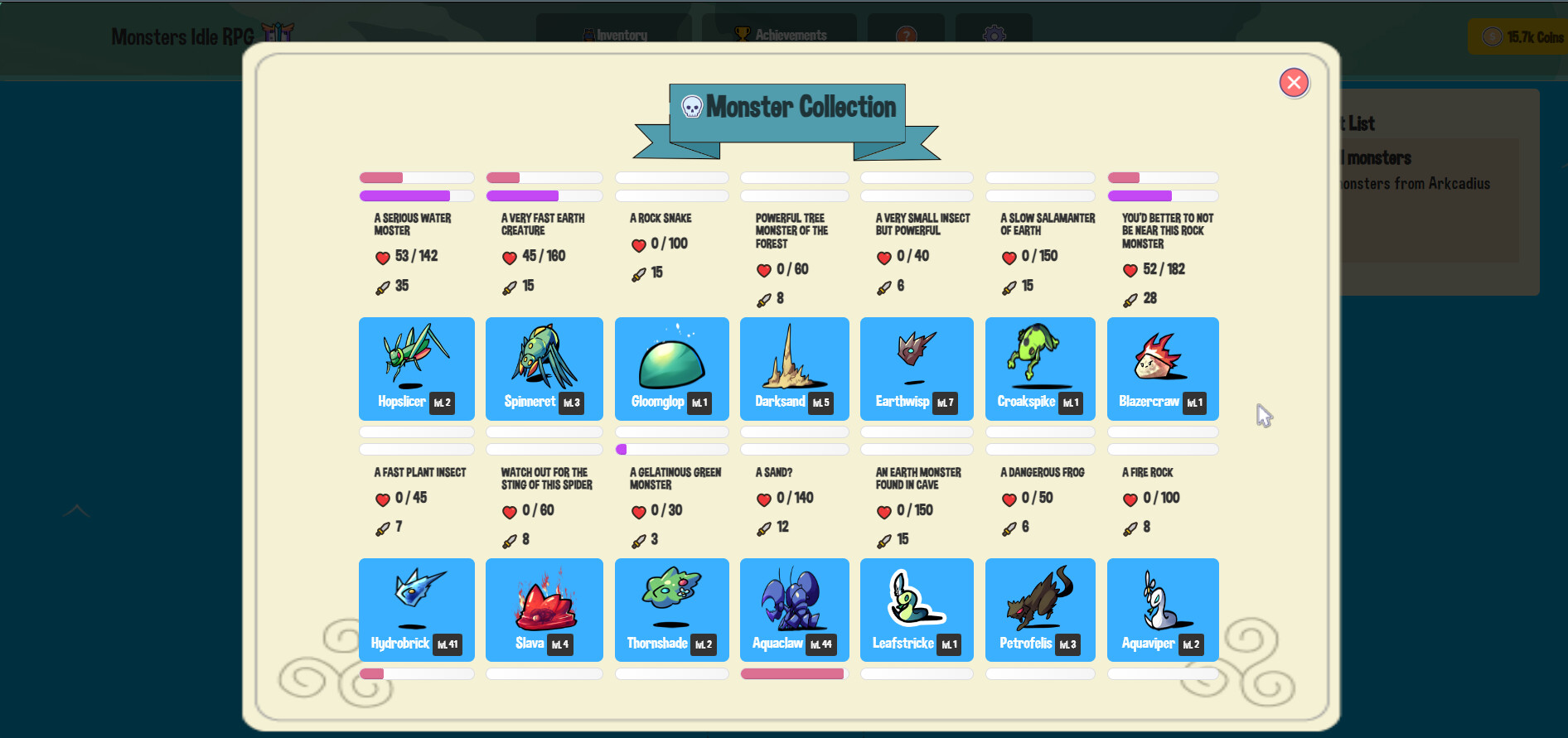 Idle Monsters RPG screenshot 5