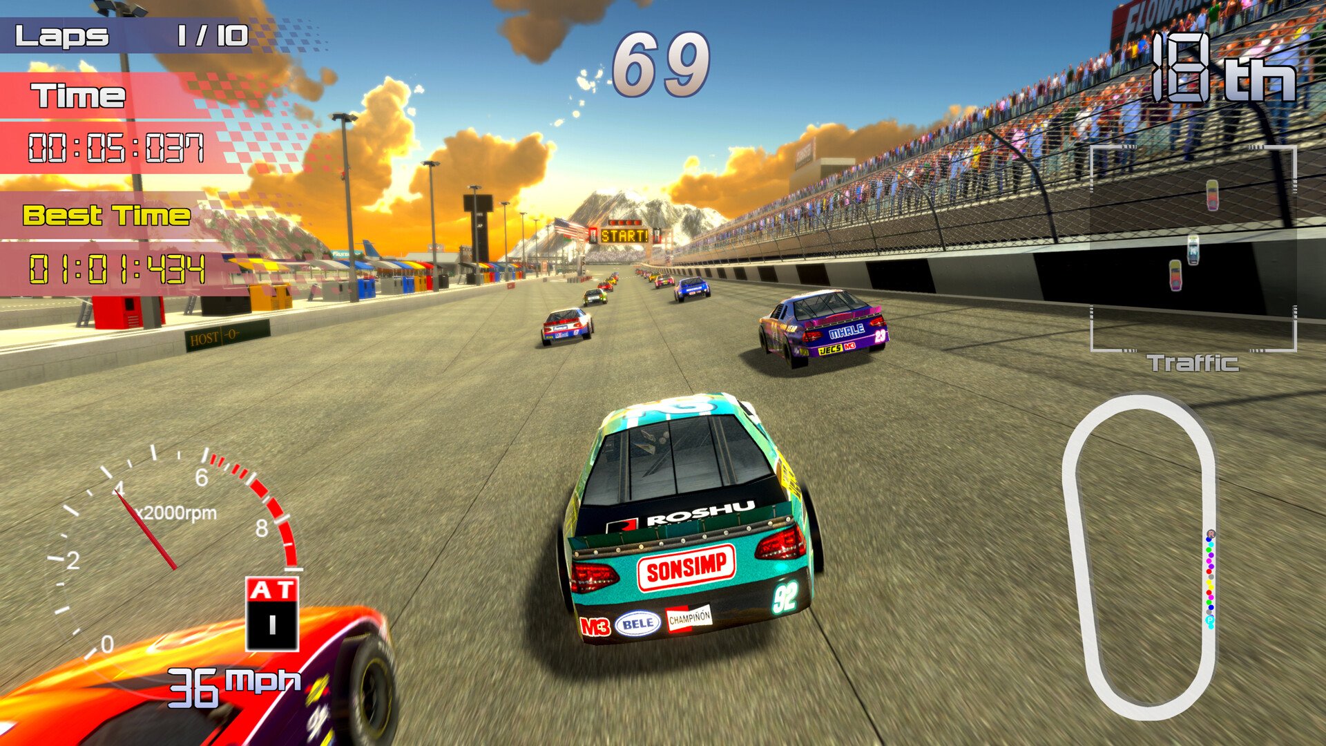 Speedway Racing screenshot 2