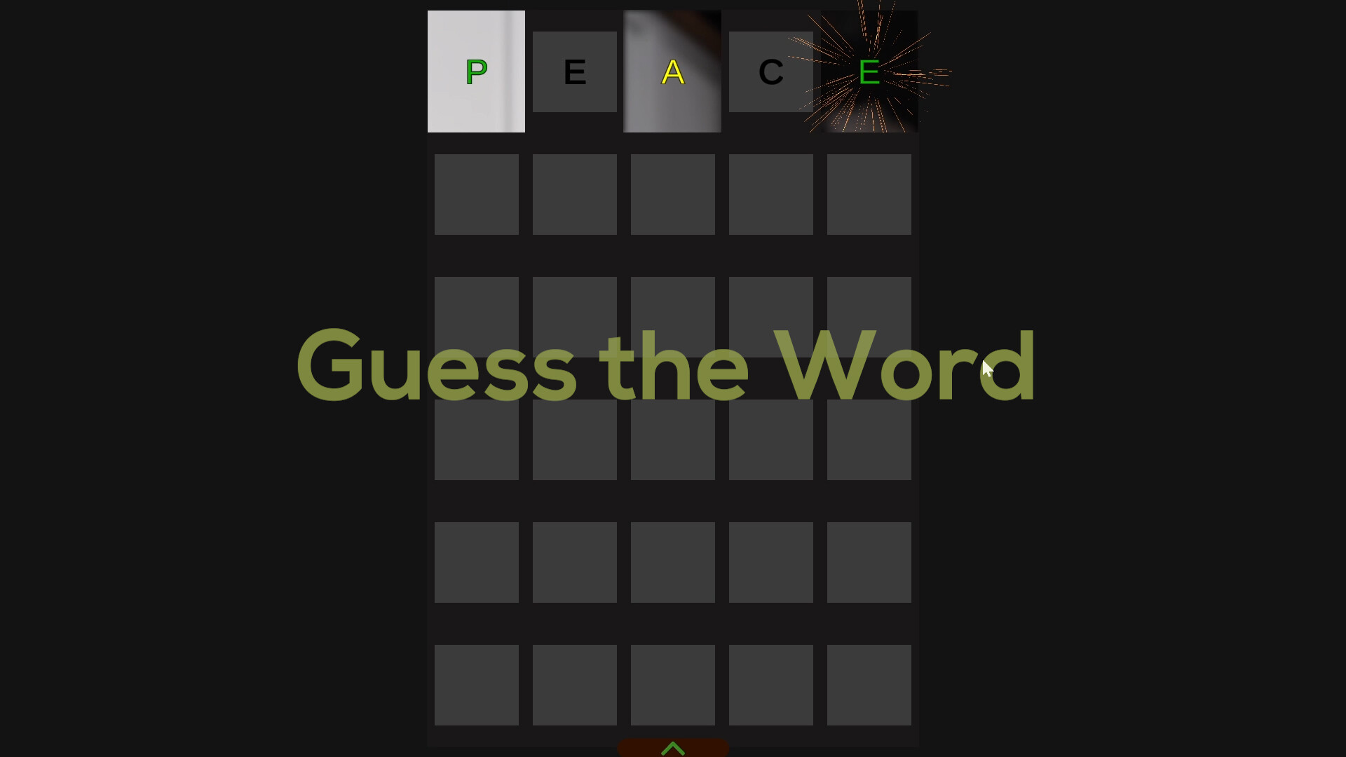 pWordle screenshot 1