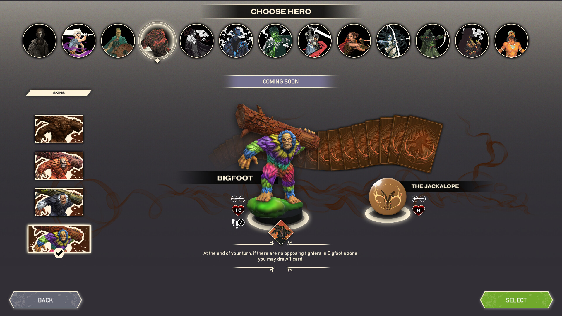 Unmatched: Digital Edition - 80x skin set 2 screenshot 8