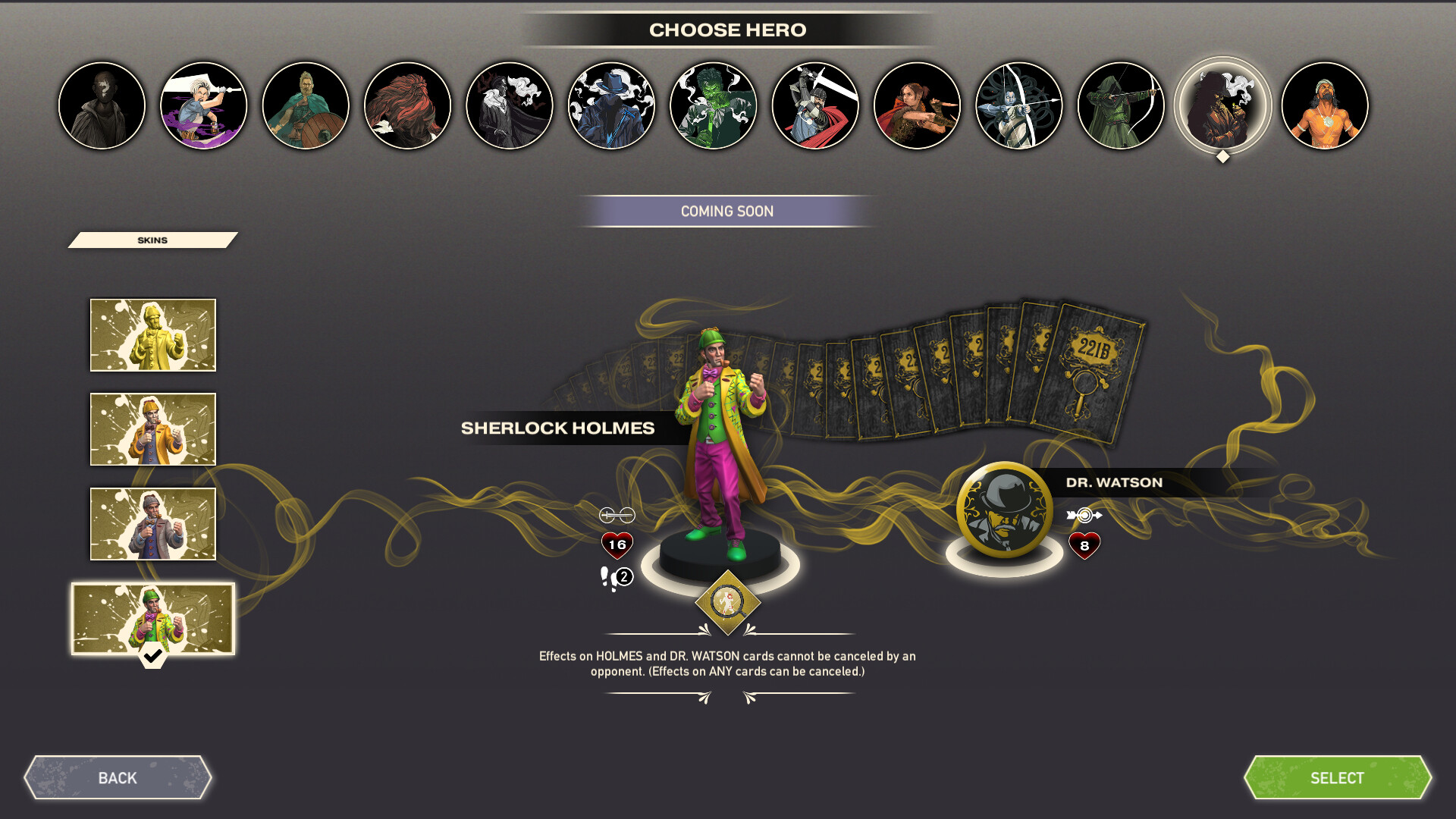Unmatched: Digital Edition - 80x skin set 2 screenshot 3