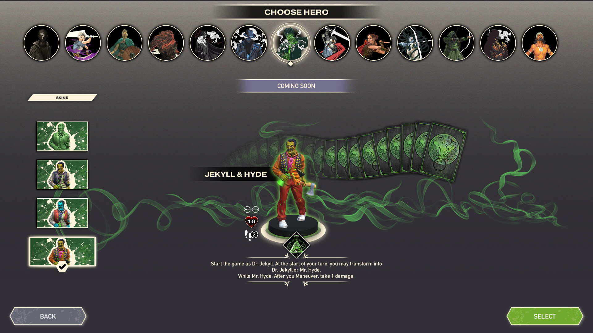 Unmatched: Digital Edition - 80x skin set 2 screenshot 5