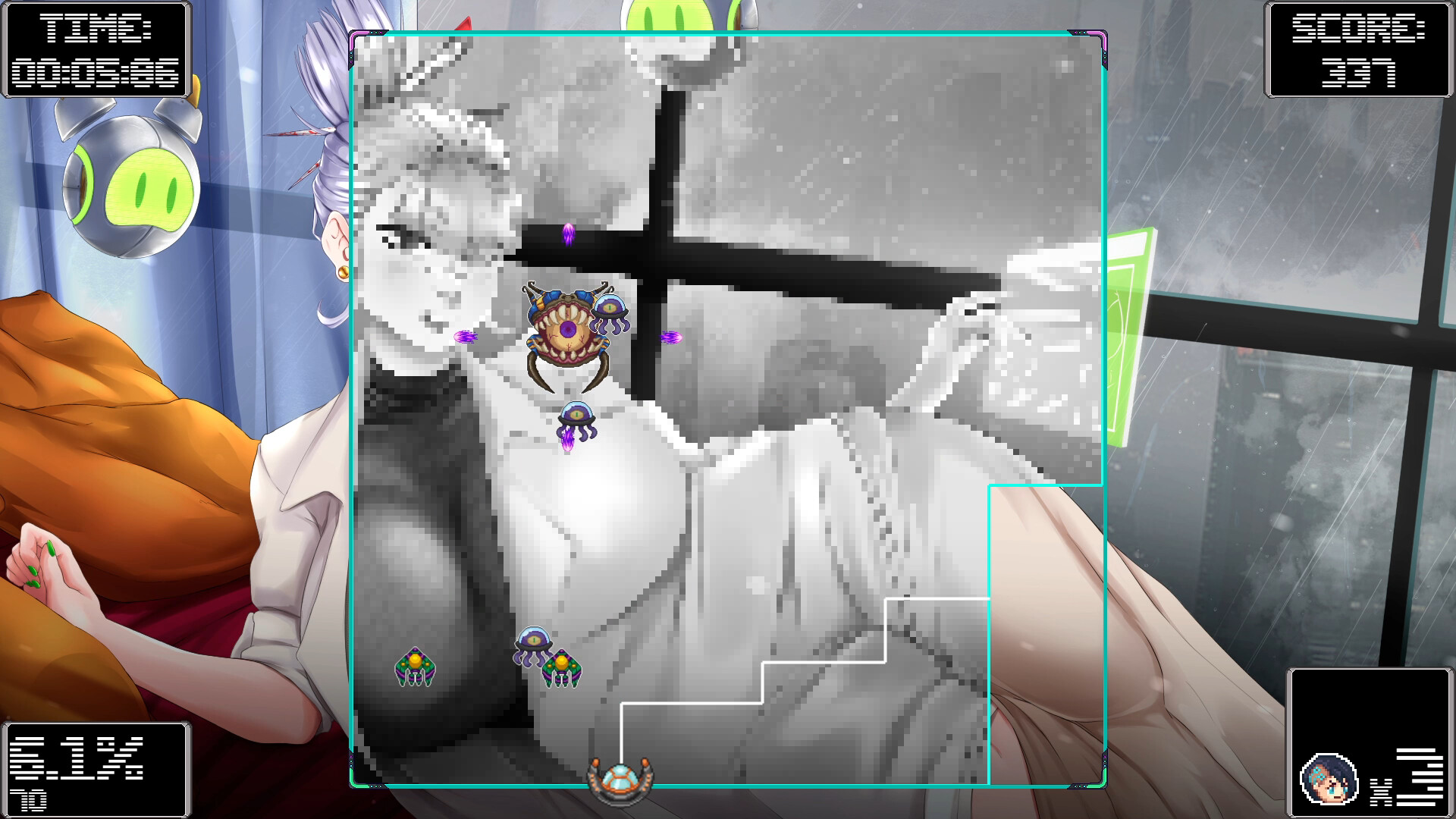 Waifu Space Conquest screenshot 4