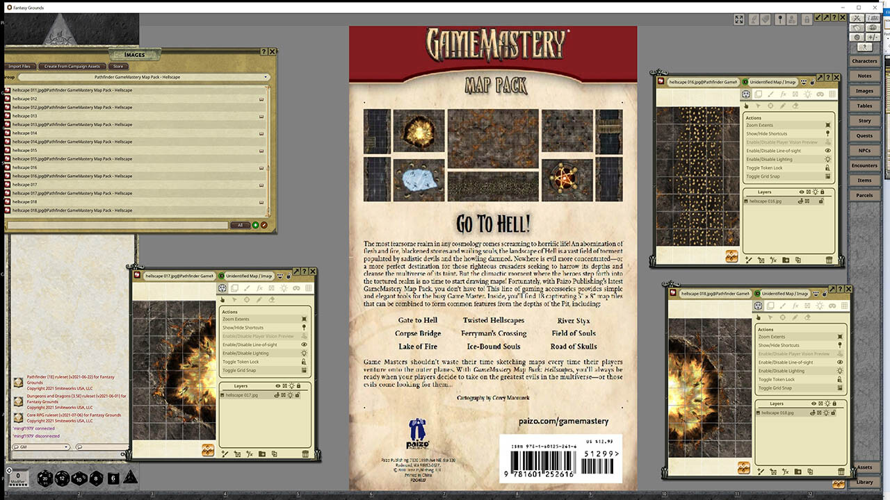 Fantasy Grounds - Pathfinder RPG - GameMastery Map Pack: Hellscapes screenshot 5