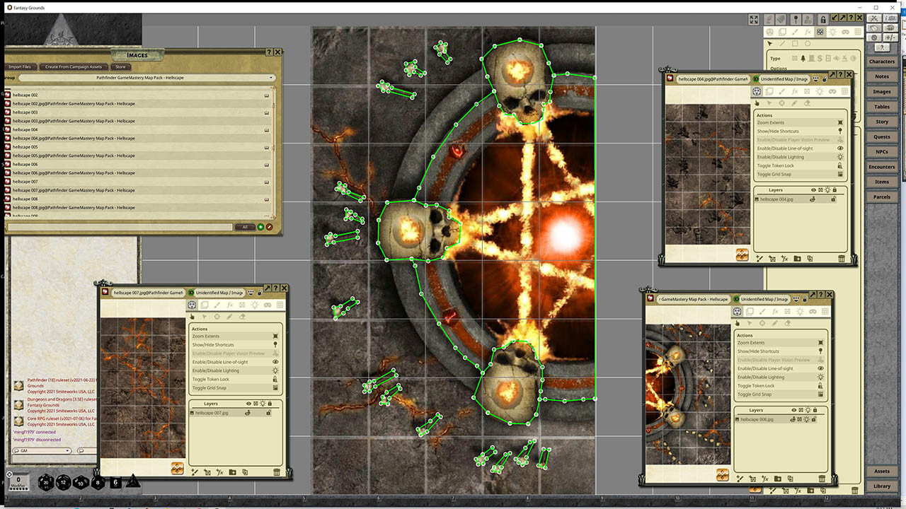Fantasy Grounds - Pathfinder RPG - GameMastery Map Pack: Hellscapes screenshot 2