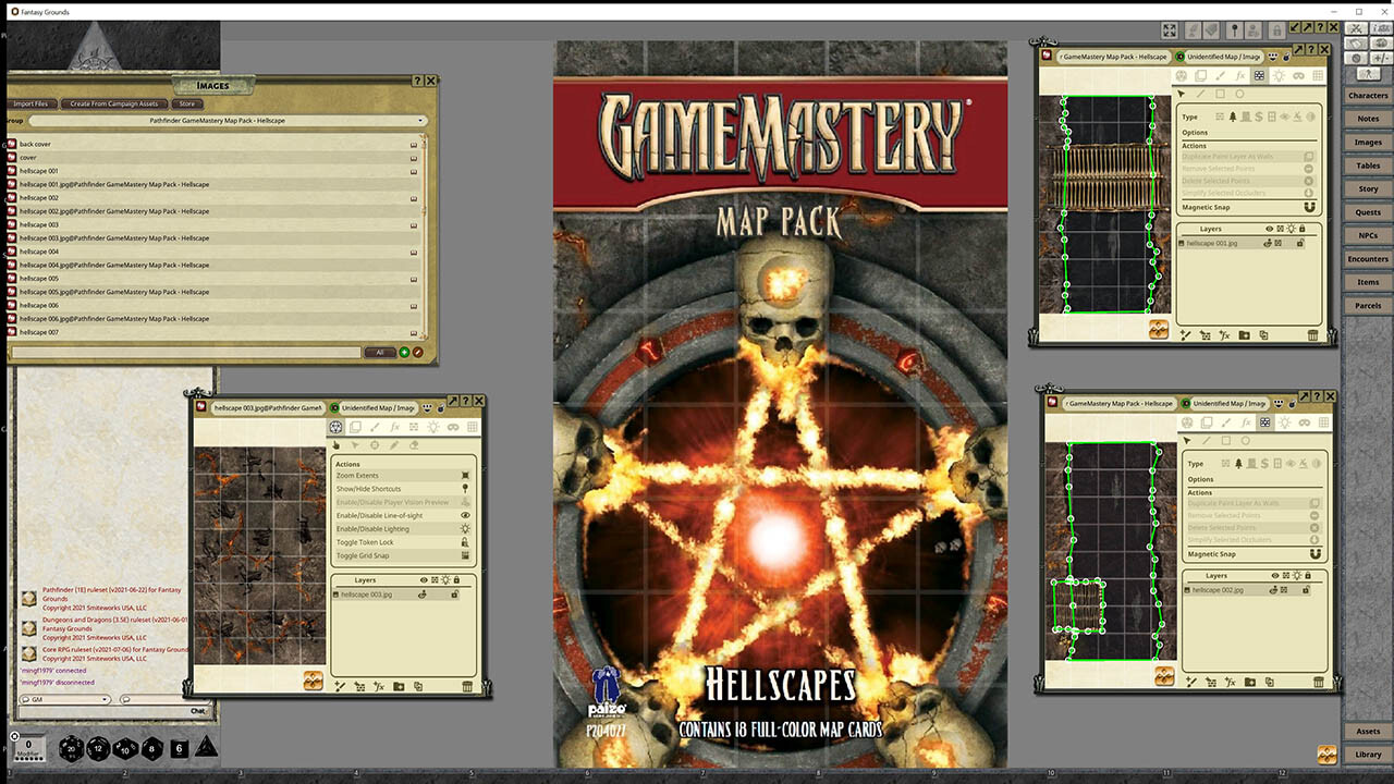 Fantasy Grounds - Pathfinder RPG - GameMastery Map Pack: Hellscapes screenshot 1