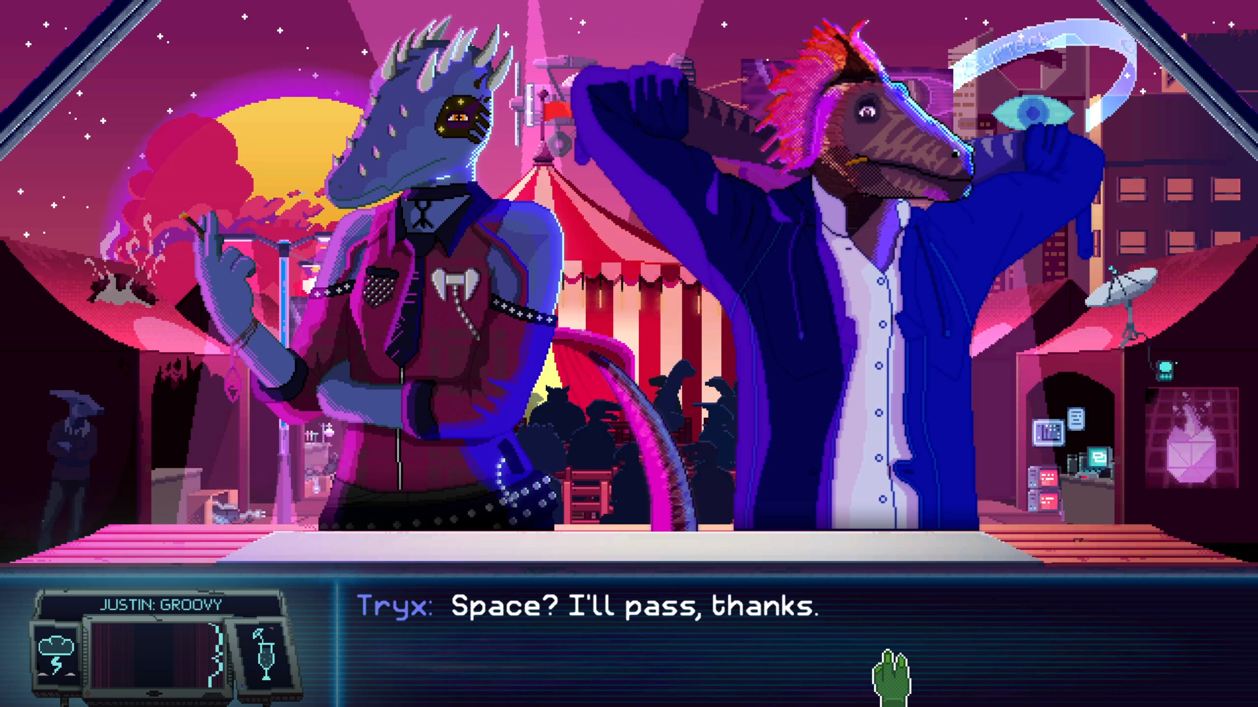 Dynopunk: Welcome to Synth-City screenshot 3