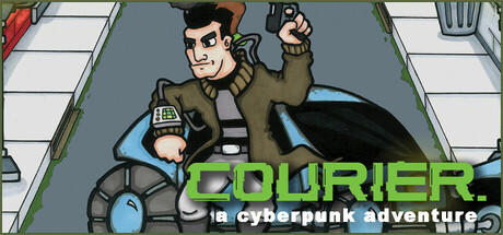 Courier: A Cyberpunk Adventure Cover Image