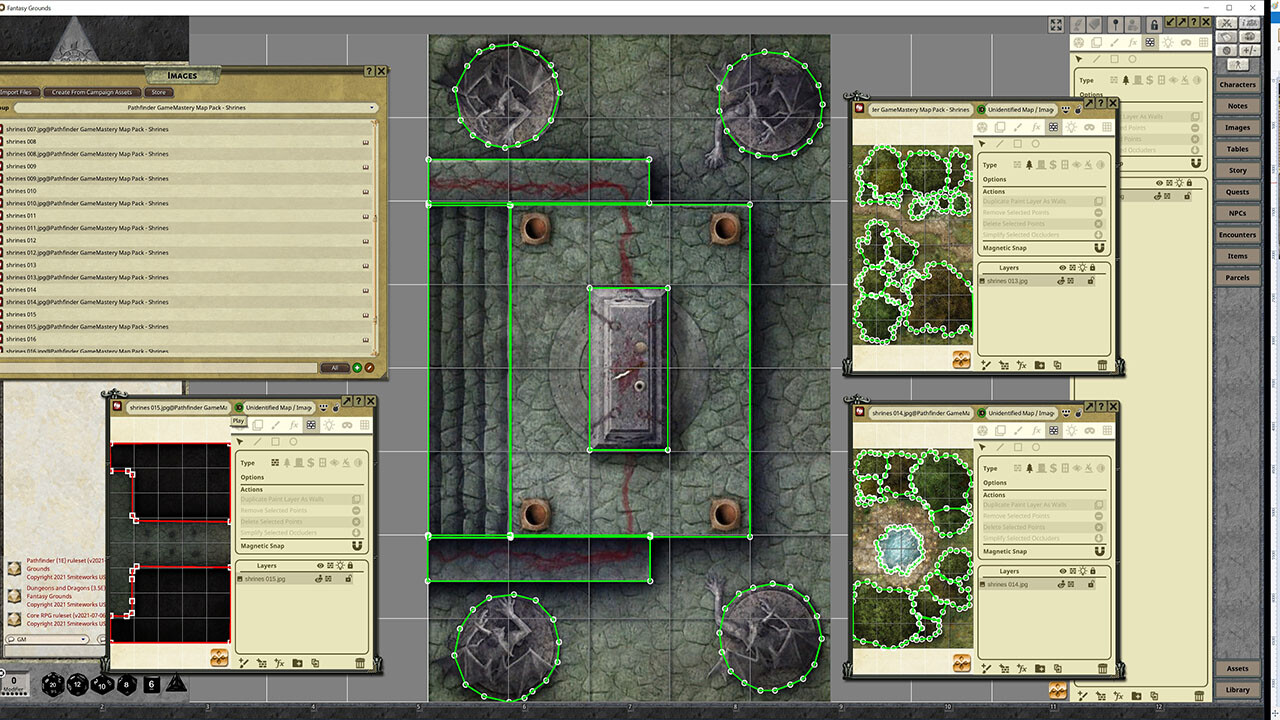 Fantasy Grounds - Pathfinder RPG - GameMastery Map Pack: Shrines screenshot 1