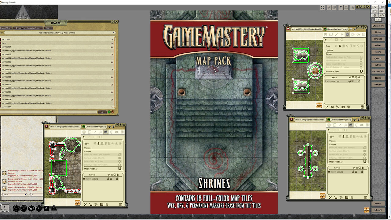 Fantasy Grounds - Pathfinder RPG - GameMastery Map Pack: Shrines screenshot 5