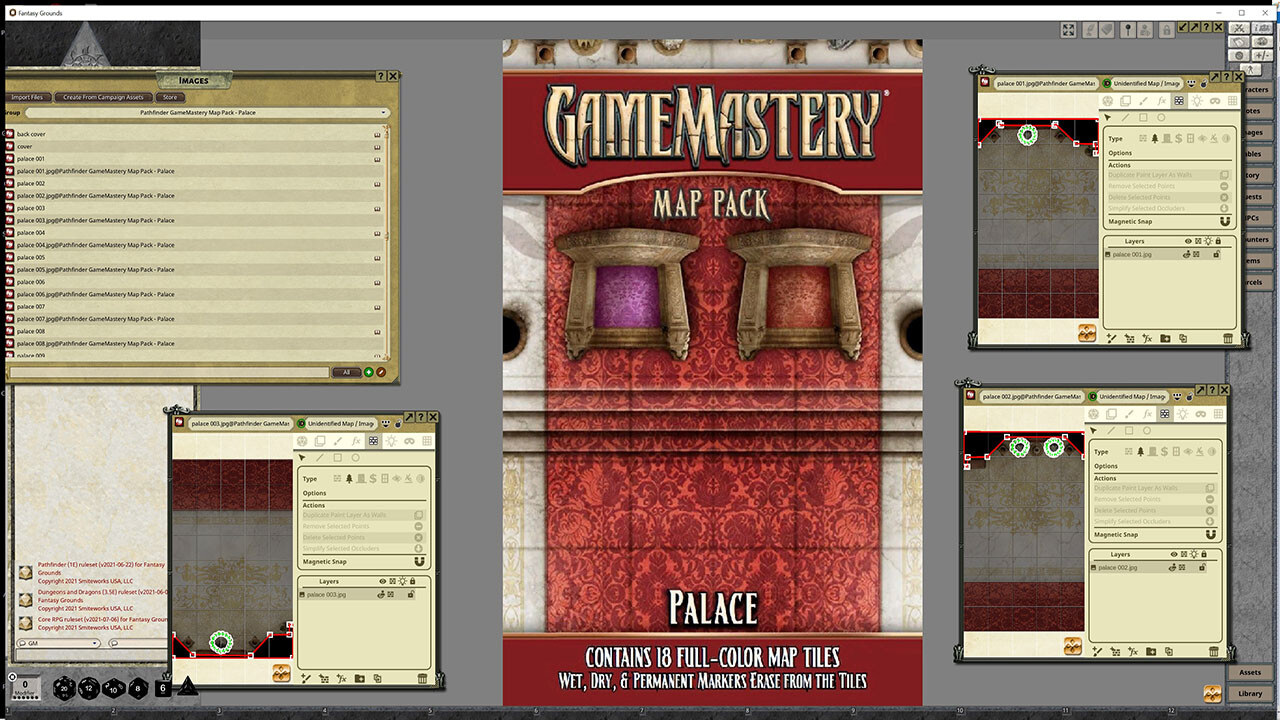 Fantasy Grounds - Pathfinder RPG - GameMastery Map Pack: Palace screenshot 5