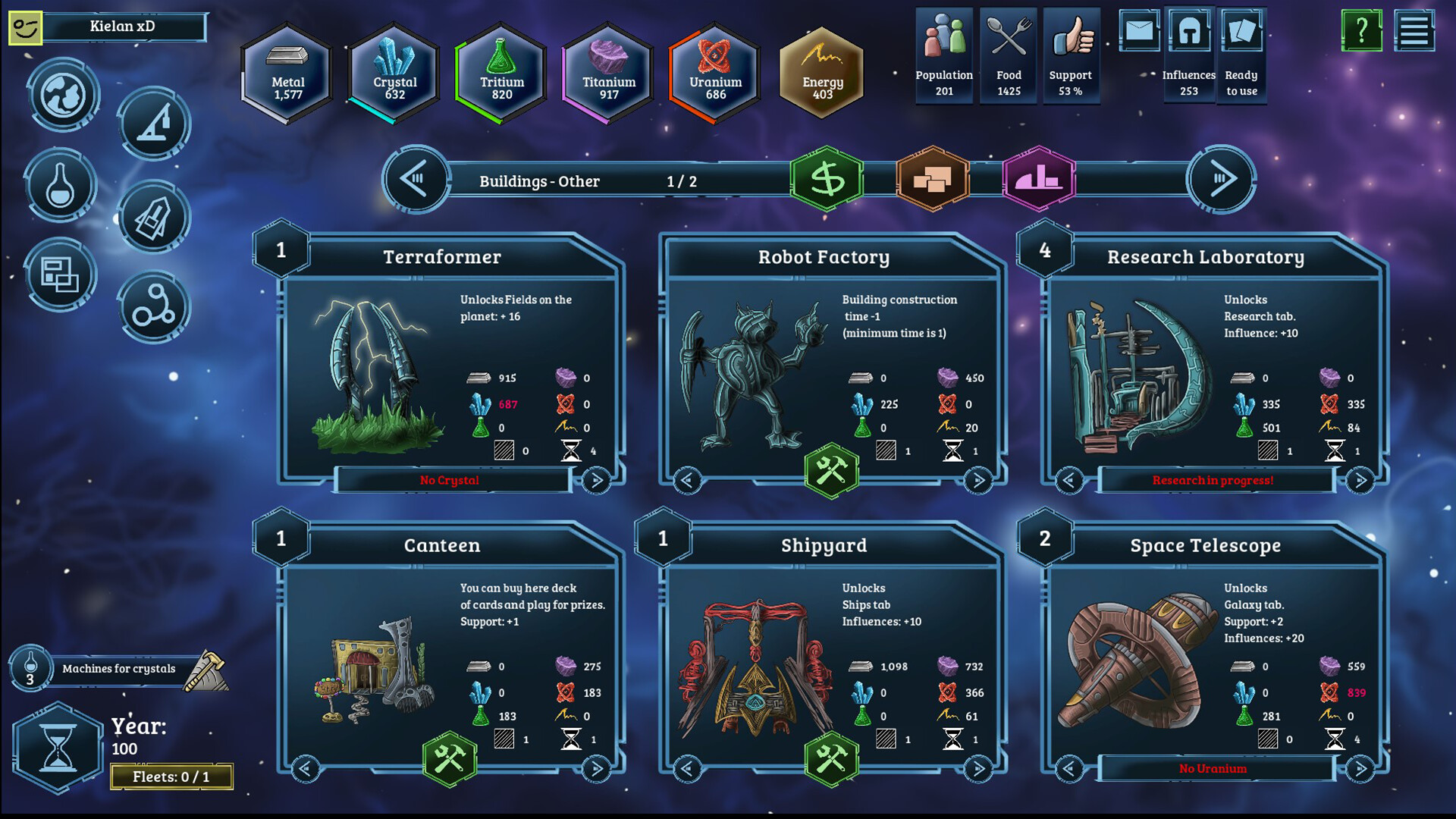 Galactic Empire screenshot 2