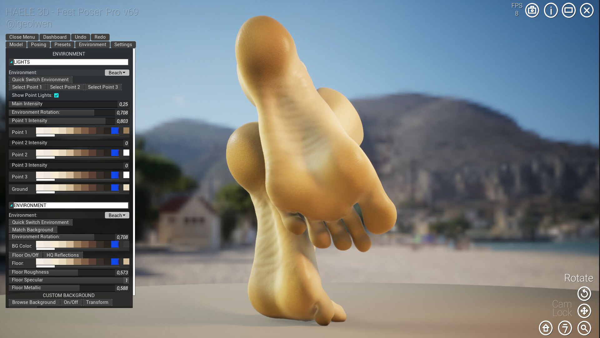 HAELE 3D - Feet Poses Pro - Drawing References on Steam