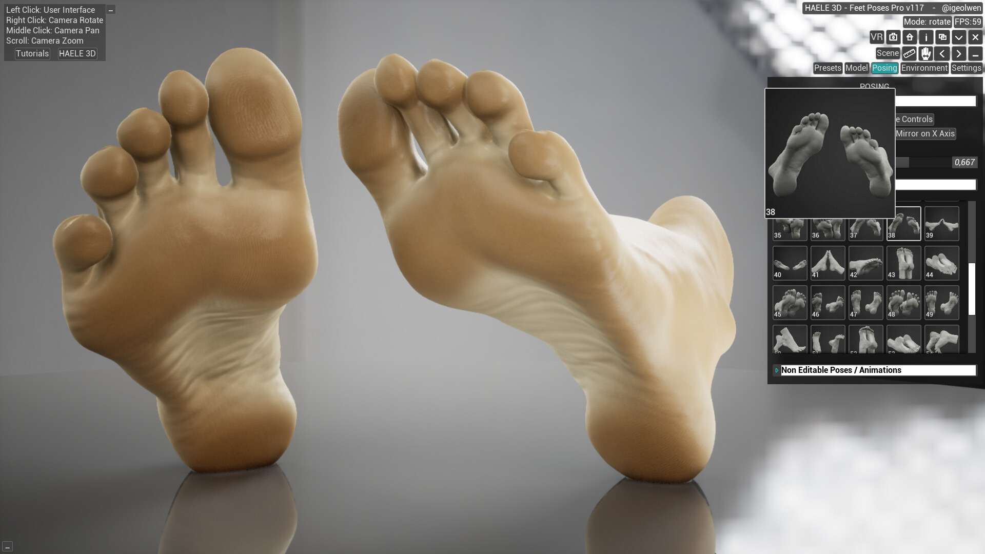 HAELE 3D - Feet Poses Pro - Drawing References on Steam
