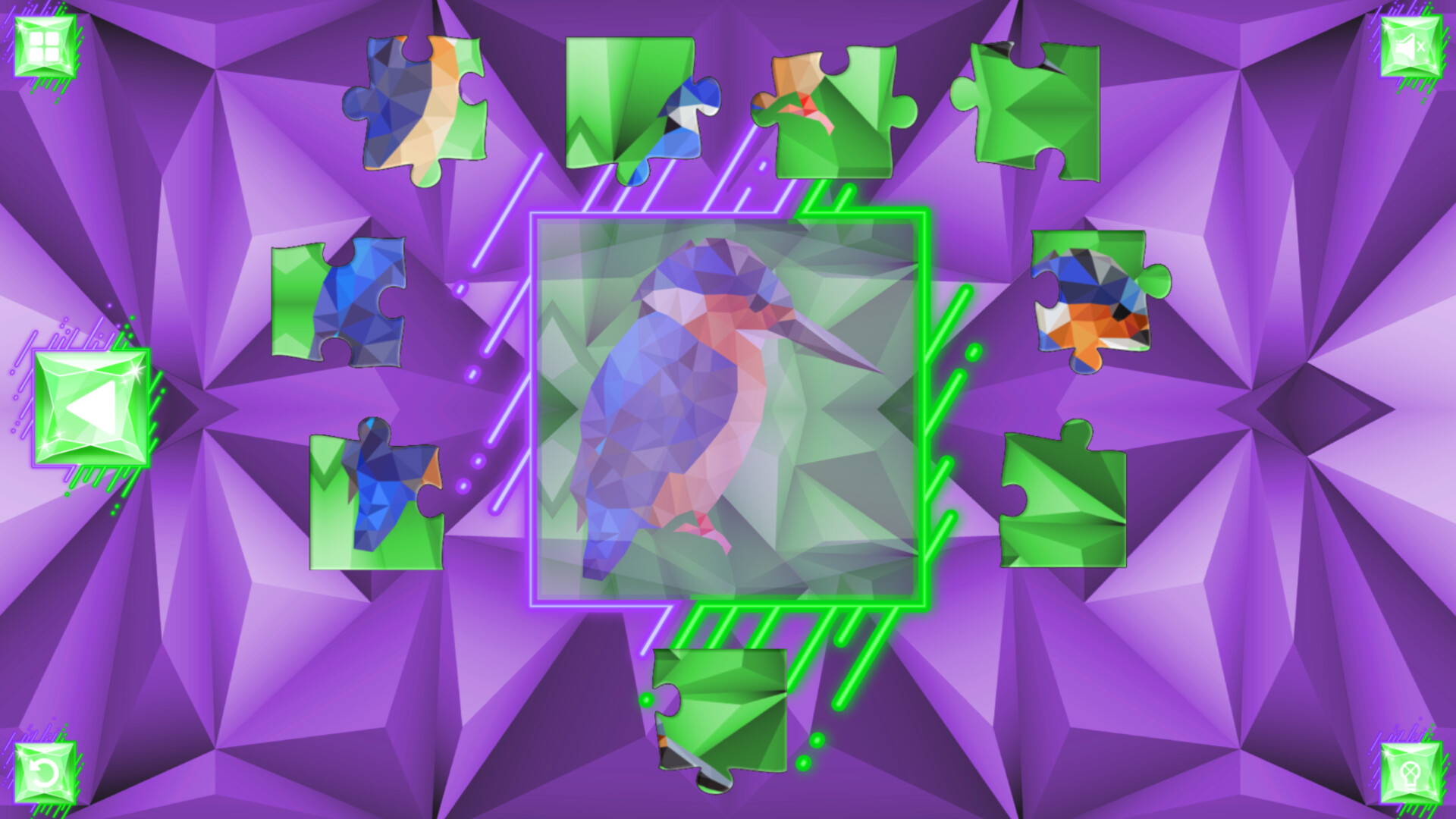 Poly Jigsaw: Birds screenshot 2