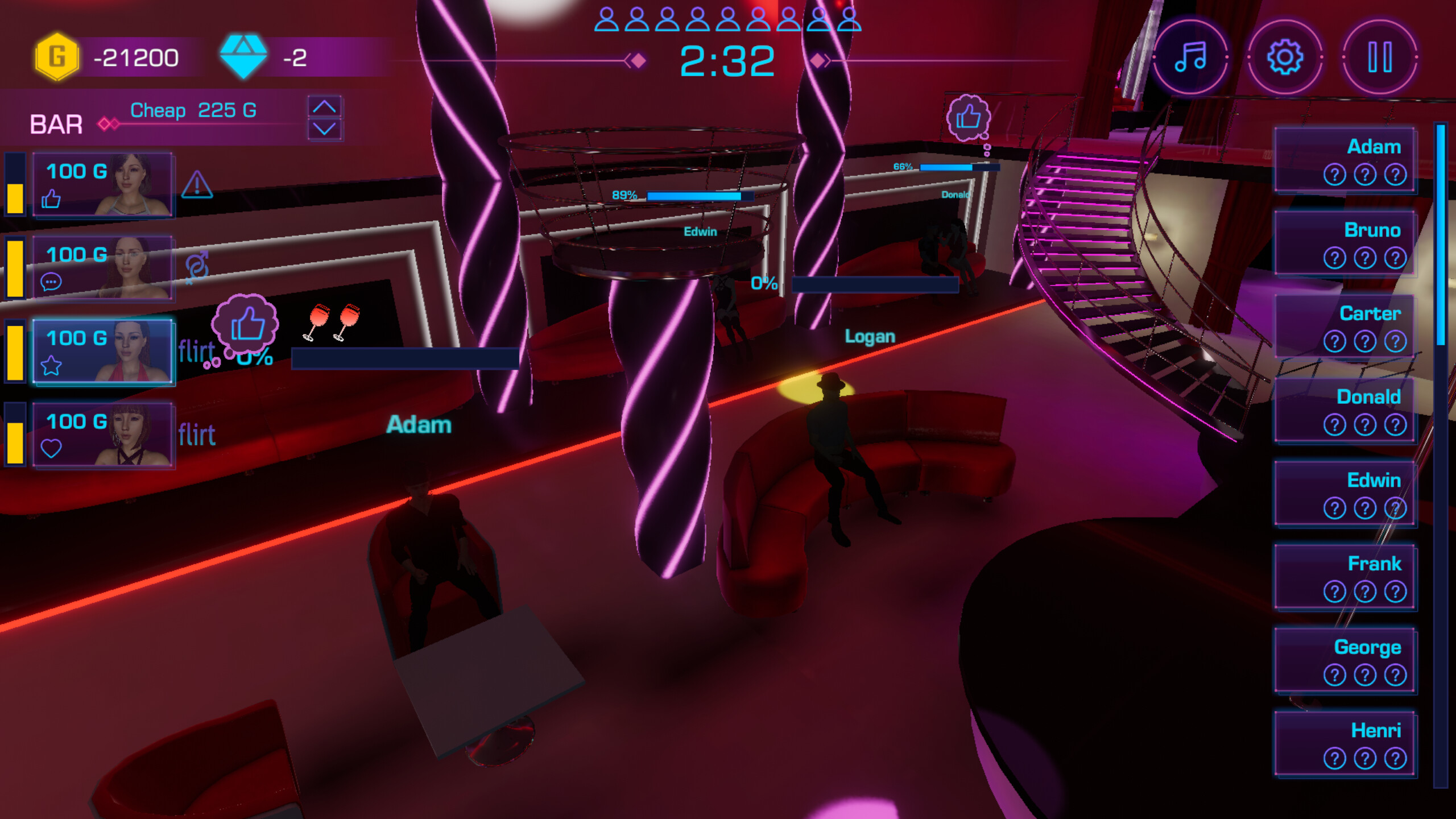 Brothel Simulator II 💋 screenshot 1