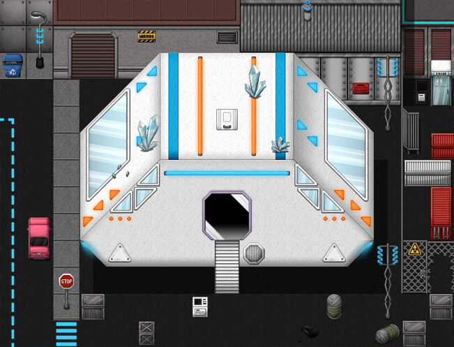 RPG Maker MV - Sci-Fi and Modern Tileset - Exterior в Steam