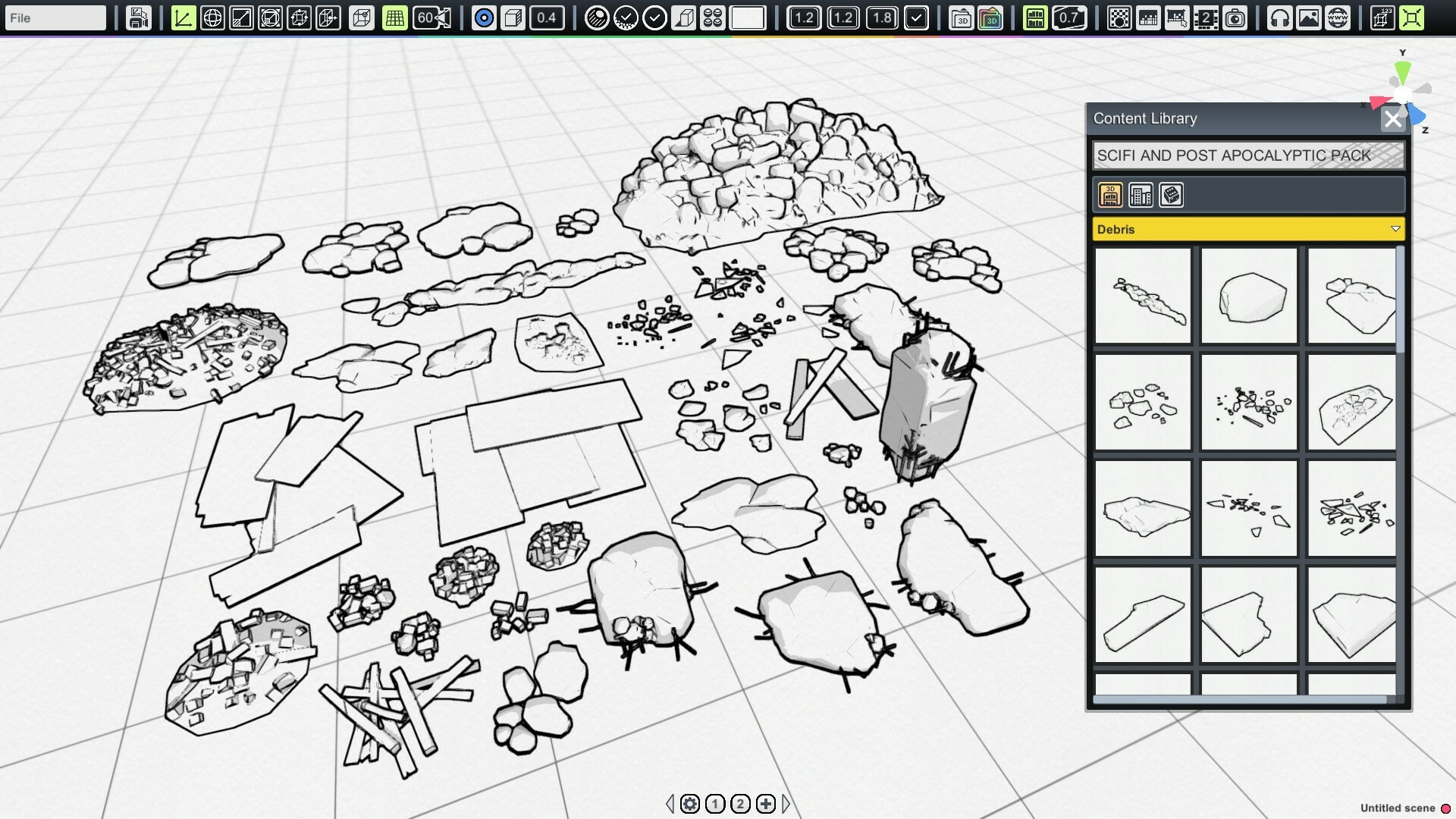 MangaKa - Sci-fi & Post Apocalypse Pack screenshot 3
