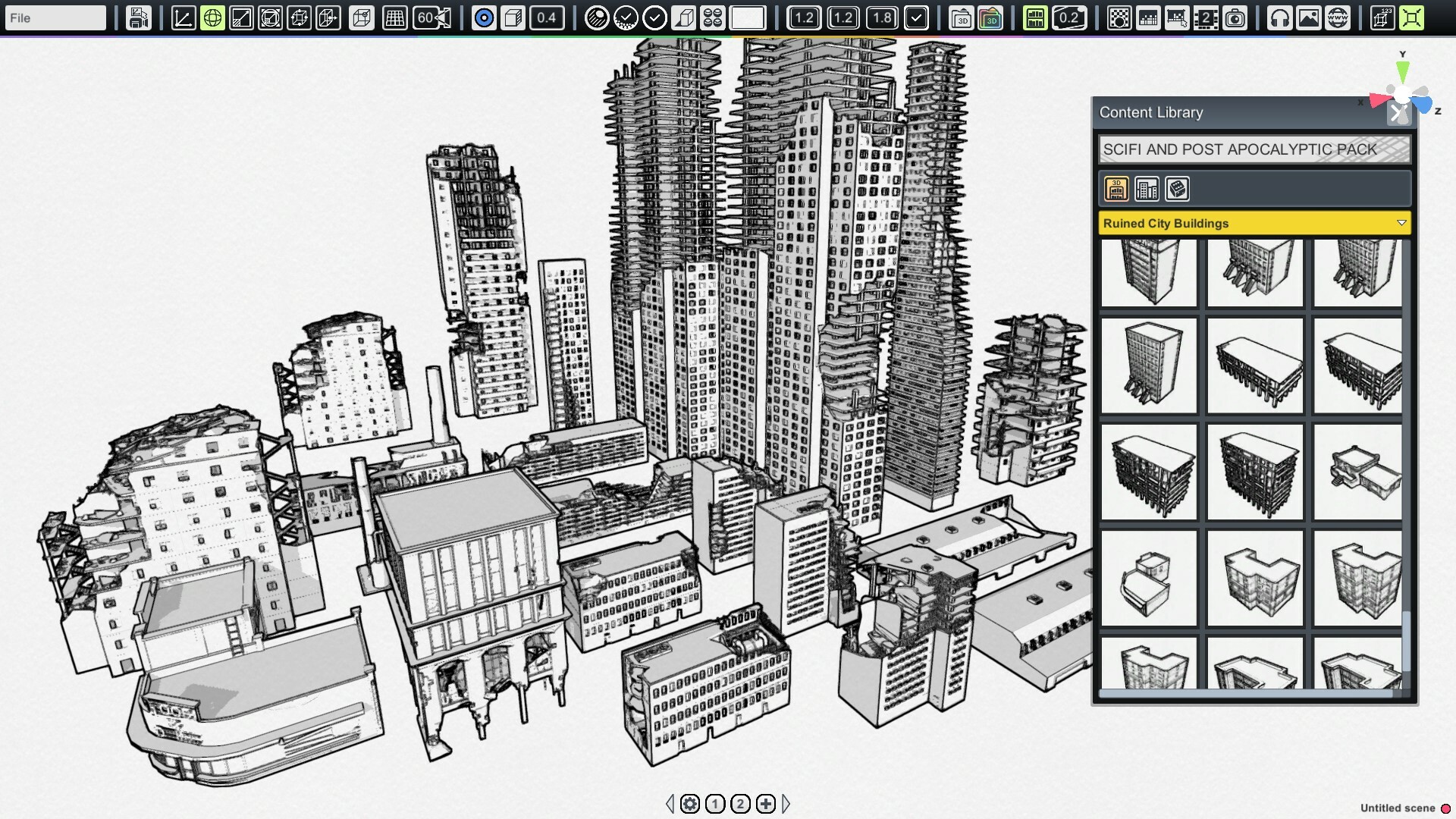 MangaKa - Sci-fi & Post Apocalypse Pack screenshot 5