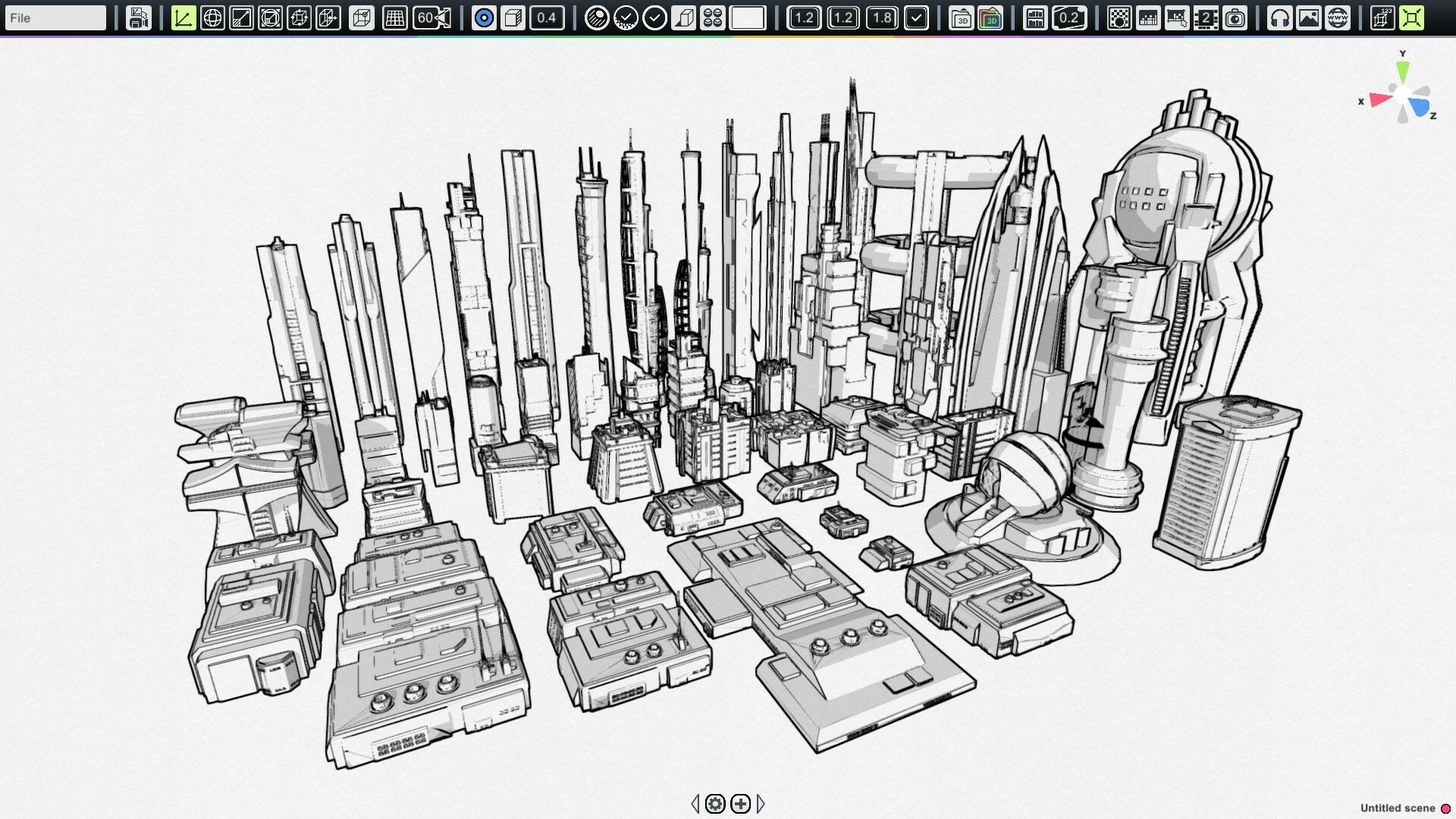 MangaKa - Sci-fi & Post Apocalypse Pack screenshot 1