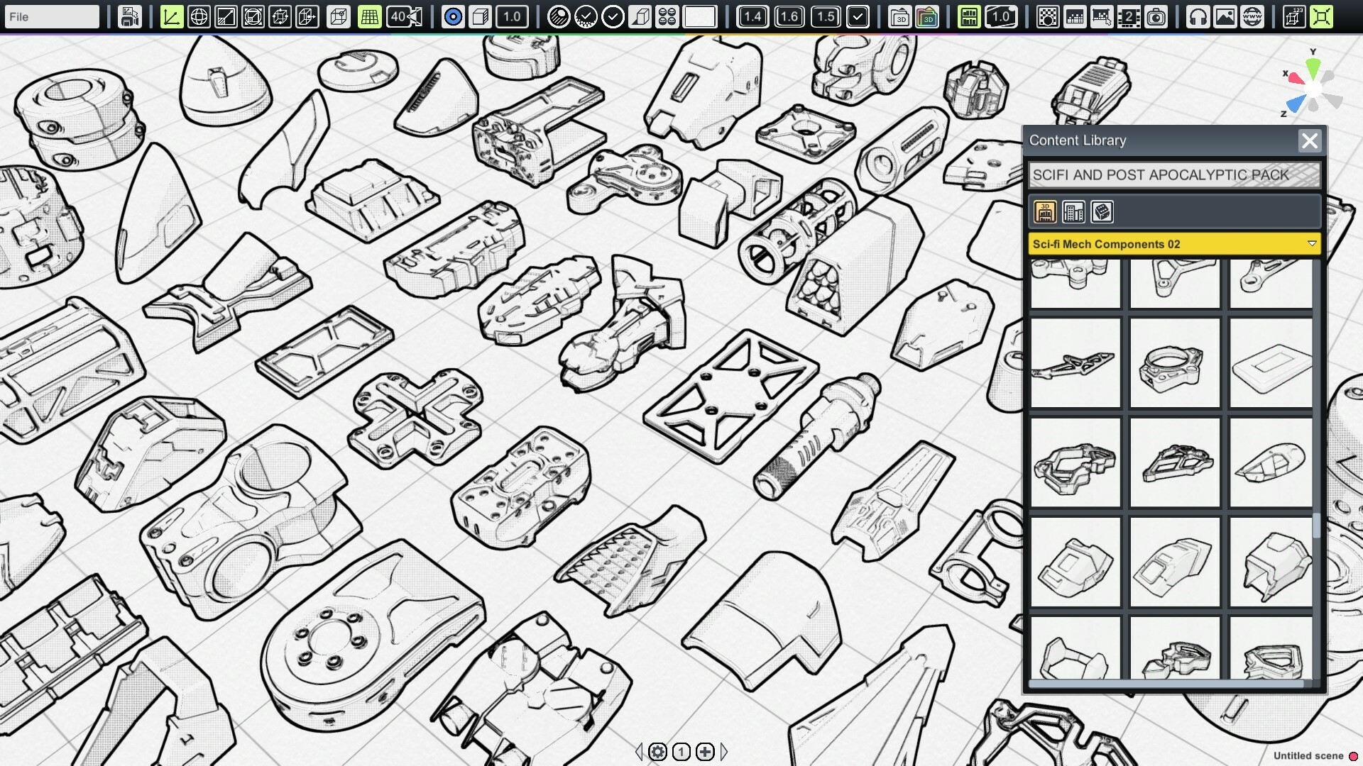 MangaKa - Sci-fi & Post Apocalypse Pack screenshot 6