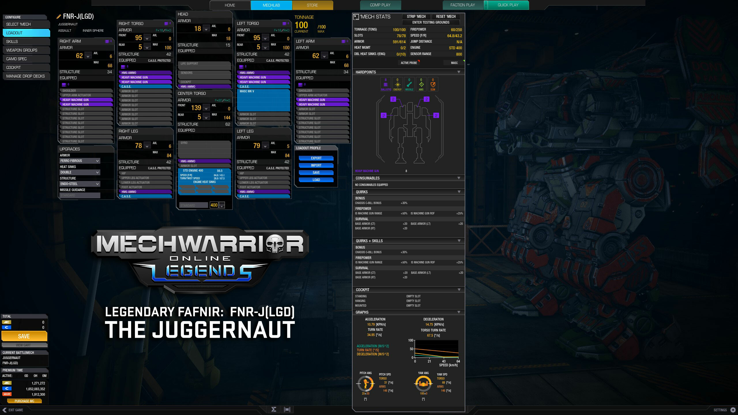 MechWarrior Online™ - Juggernaut Legendary Mech Pack screenshot 2