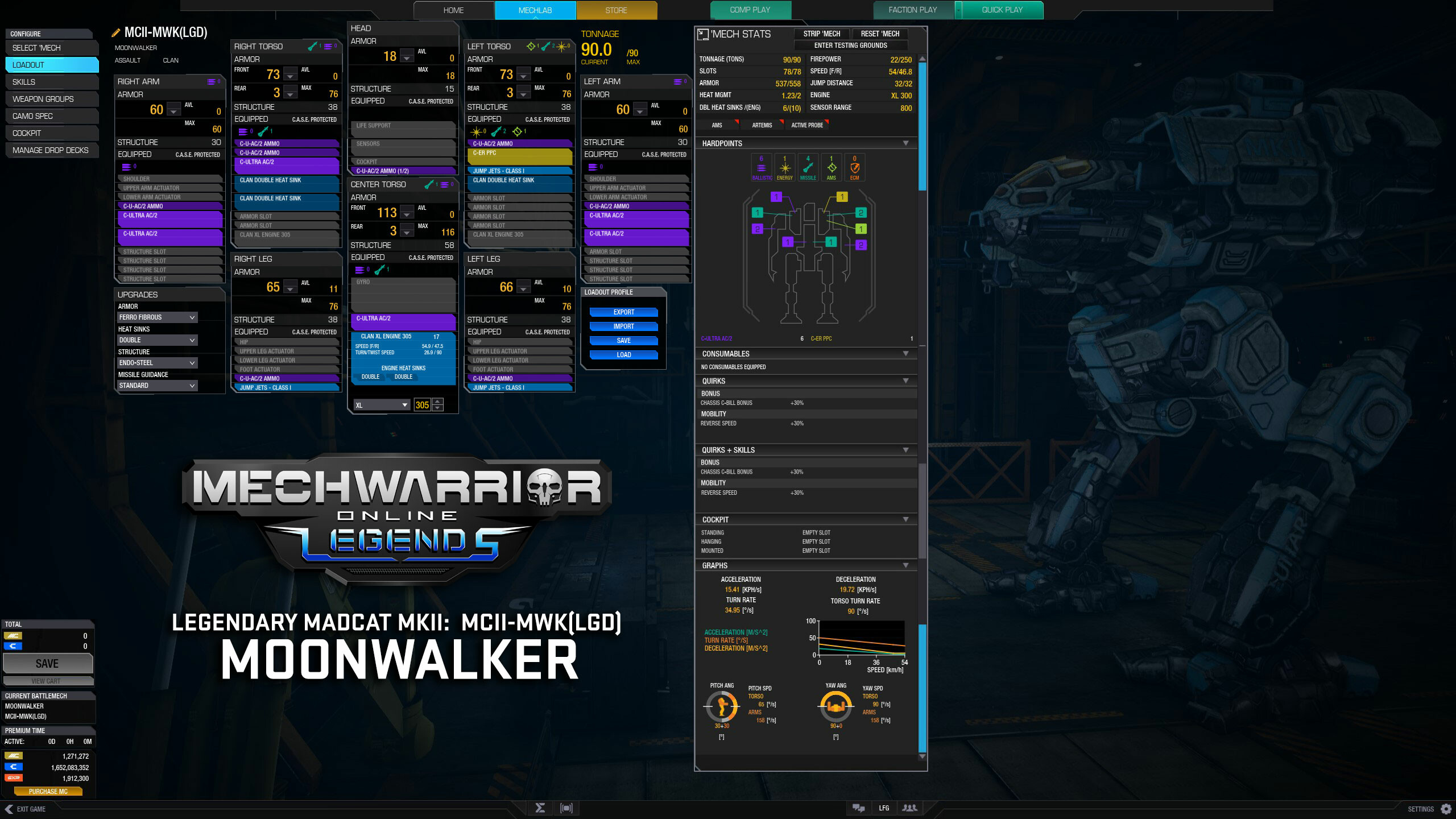 MechWarrior Online™ - Moonwalker Legendary Mech Pack screenshot 2