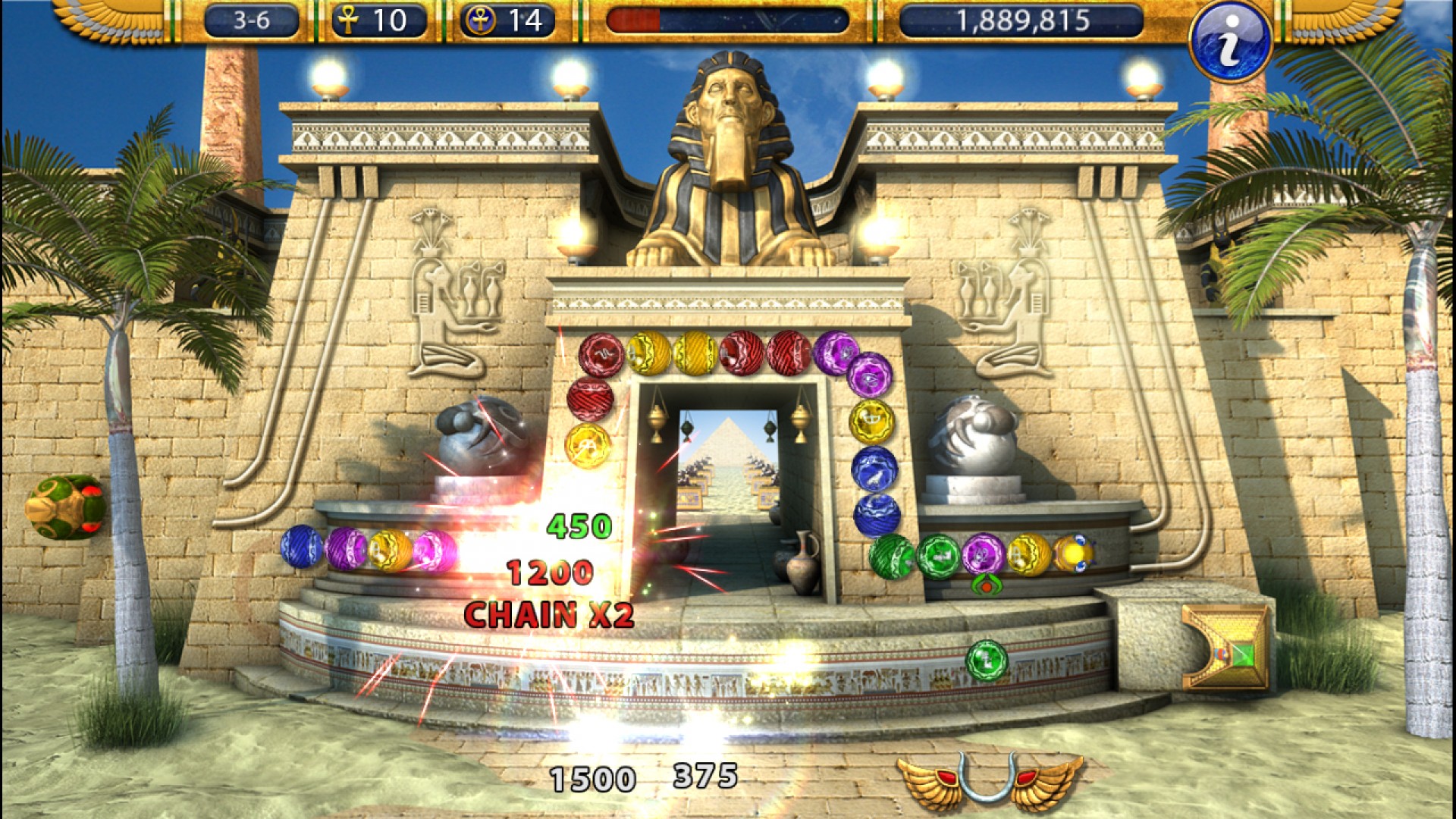 Luxor 2 HD screenshot 9