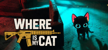 where is my cat — Steam header