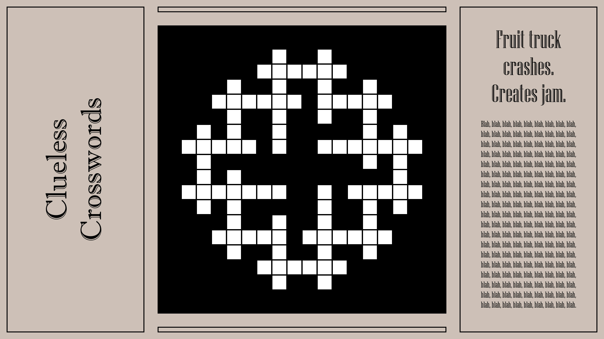 Clueless crosswords on steam