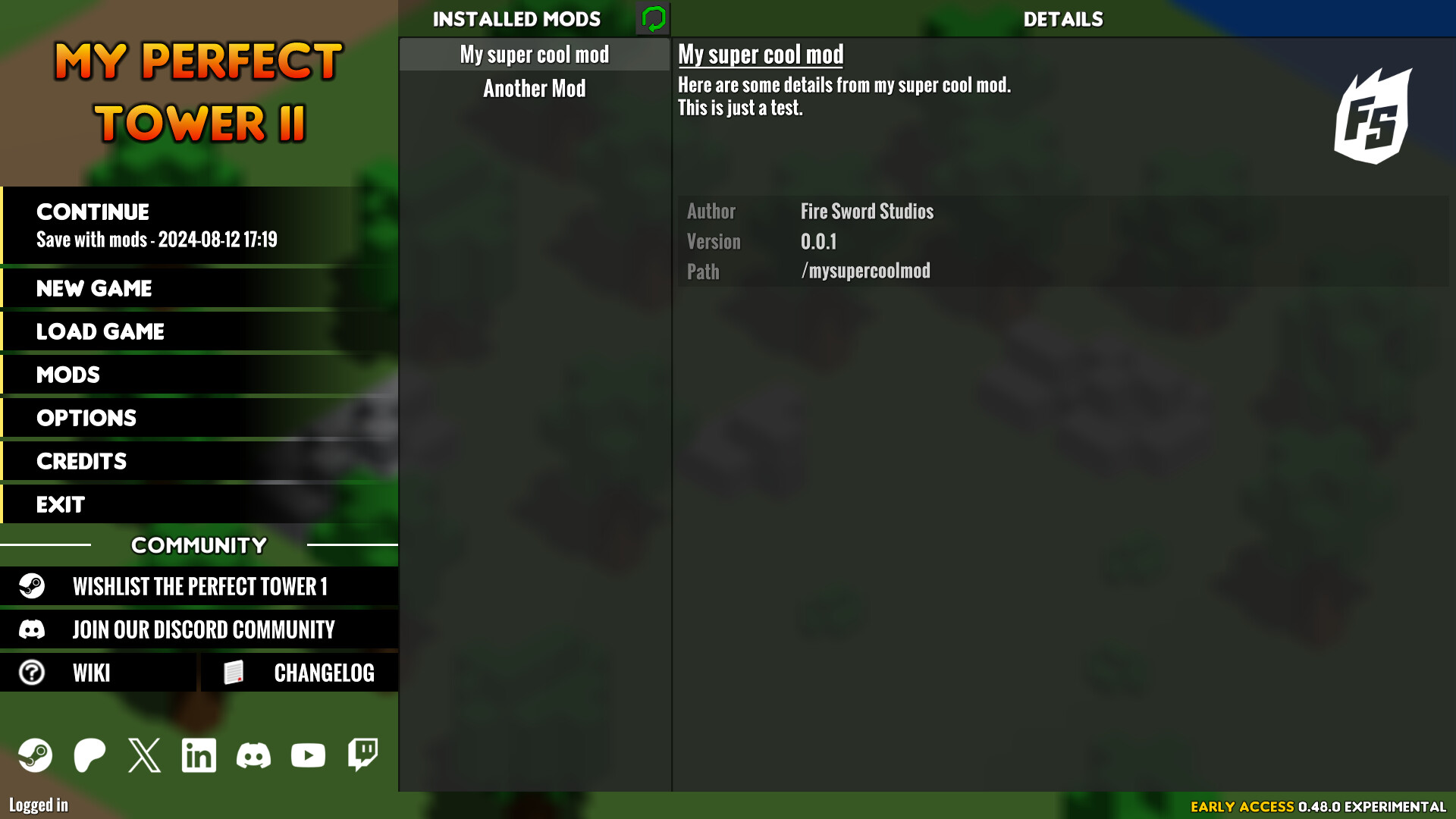 The Perfect Tower II - Modding screenshot 1