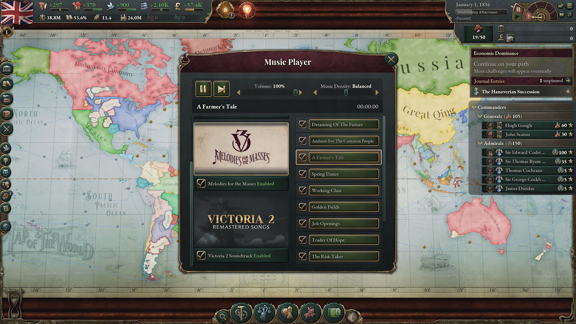 Victoria 3: Melodies for the Masses - Music Pack screenshot 2