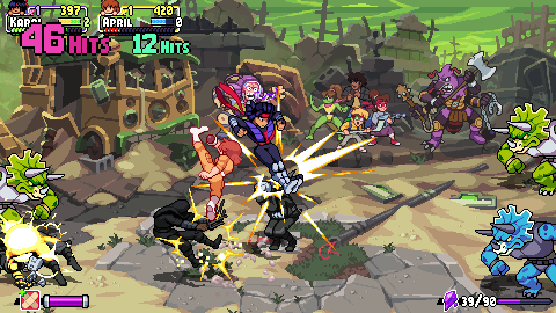 Teenage Mutant Ninja Turtles: Shredder's Revenge - Dimension Shellshock screenshot 2