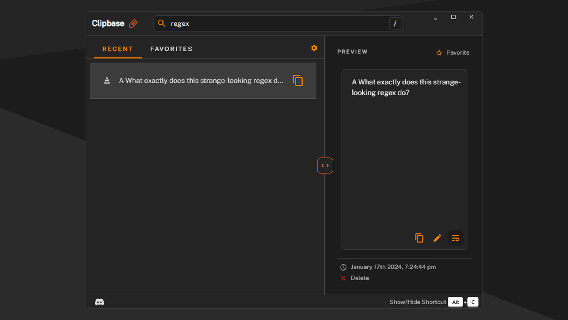 Clipbase screenshot 3