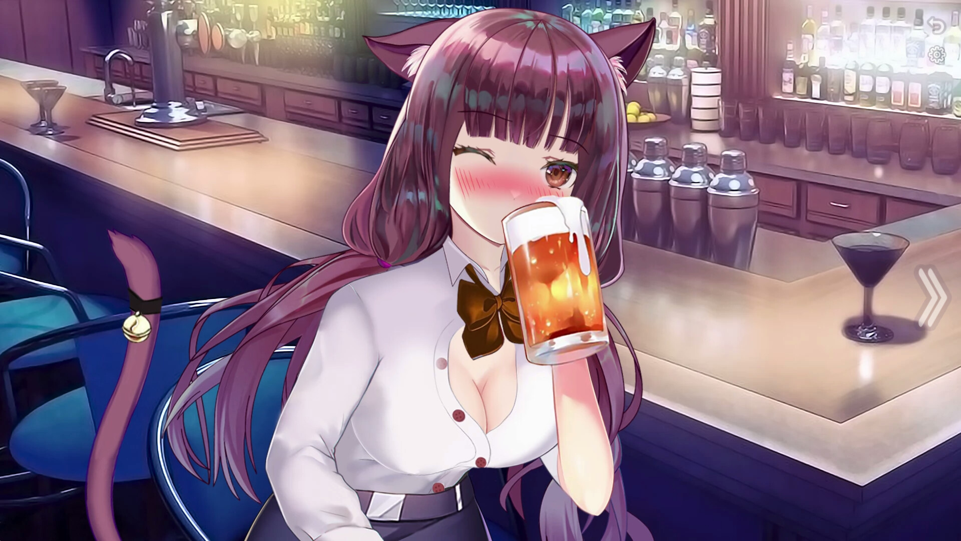 Neko Office: Nightlife Adventures screenshot 1