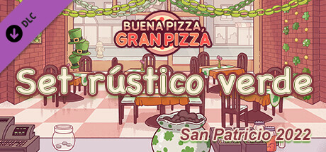 Buena Pizza, Gran Pizza - Set rústico verde - San Patricio 2022