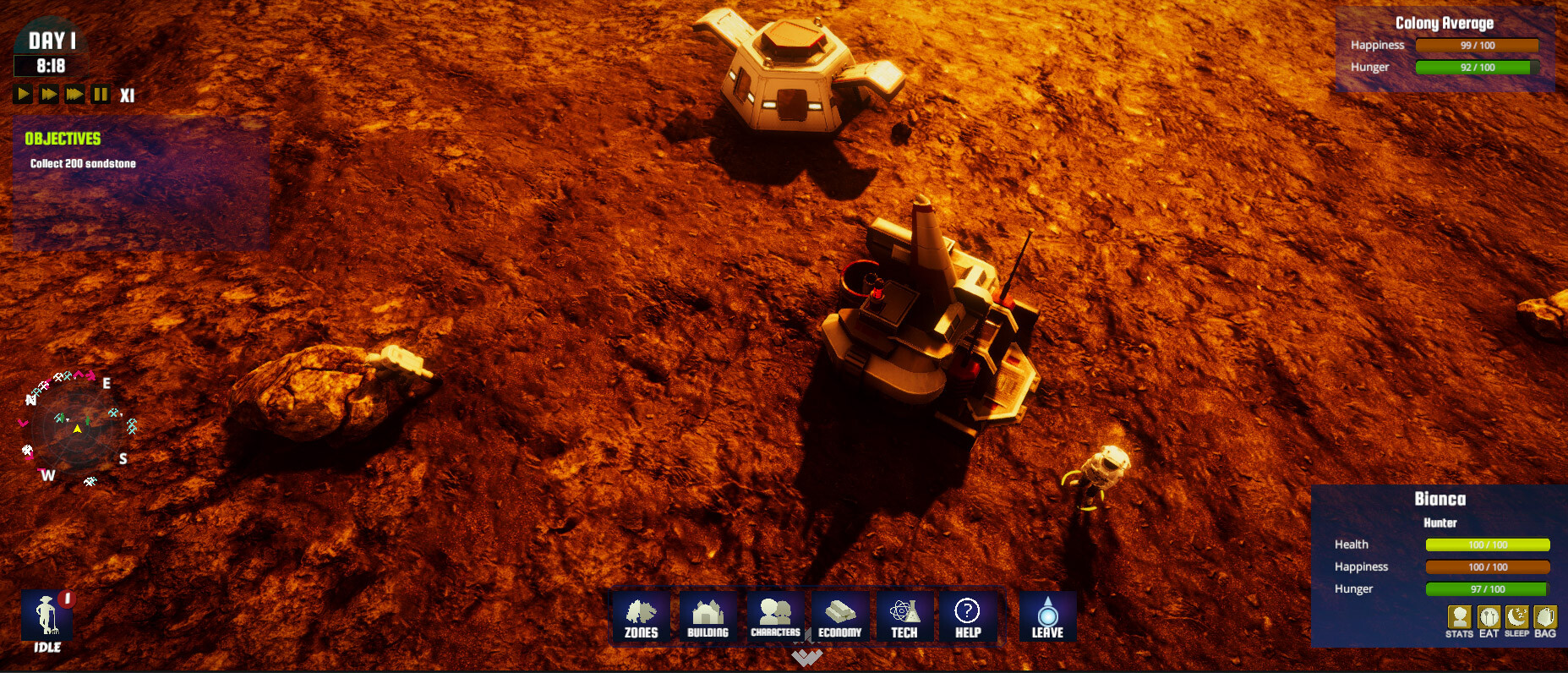 Colonization Simulator screenshot 2