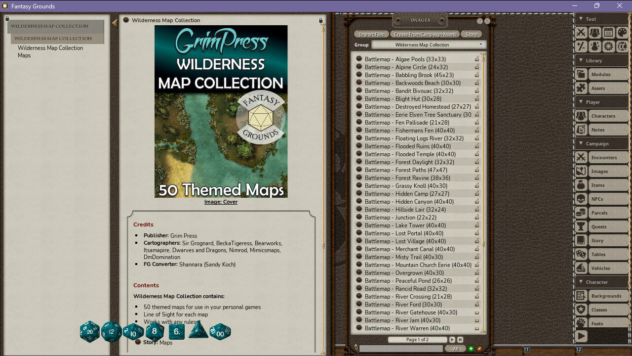 Fantasy Grounds - Wilderness Map Collection screenshot 5