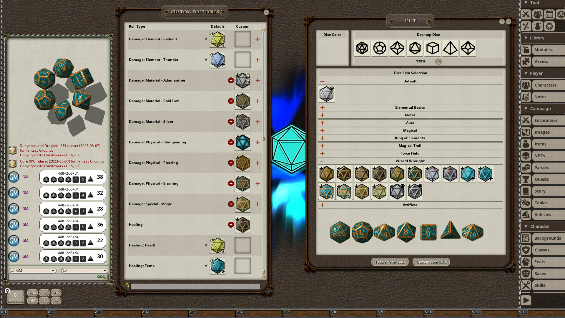 Fantasy Grounds - Wizard Wrought Dice Pack screenshot 4