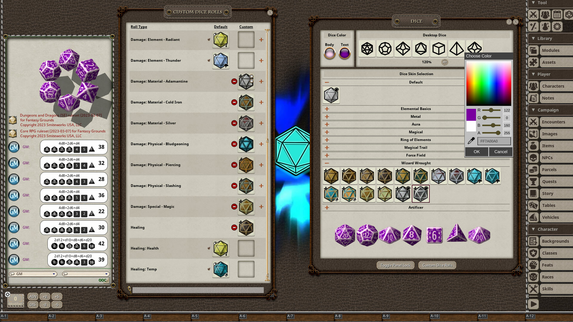 Fantasy Grounds - Wizard Wrought Dice Pack screenshot 2