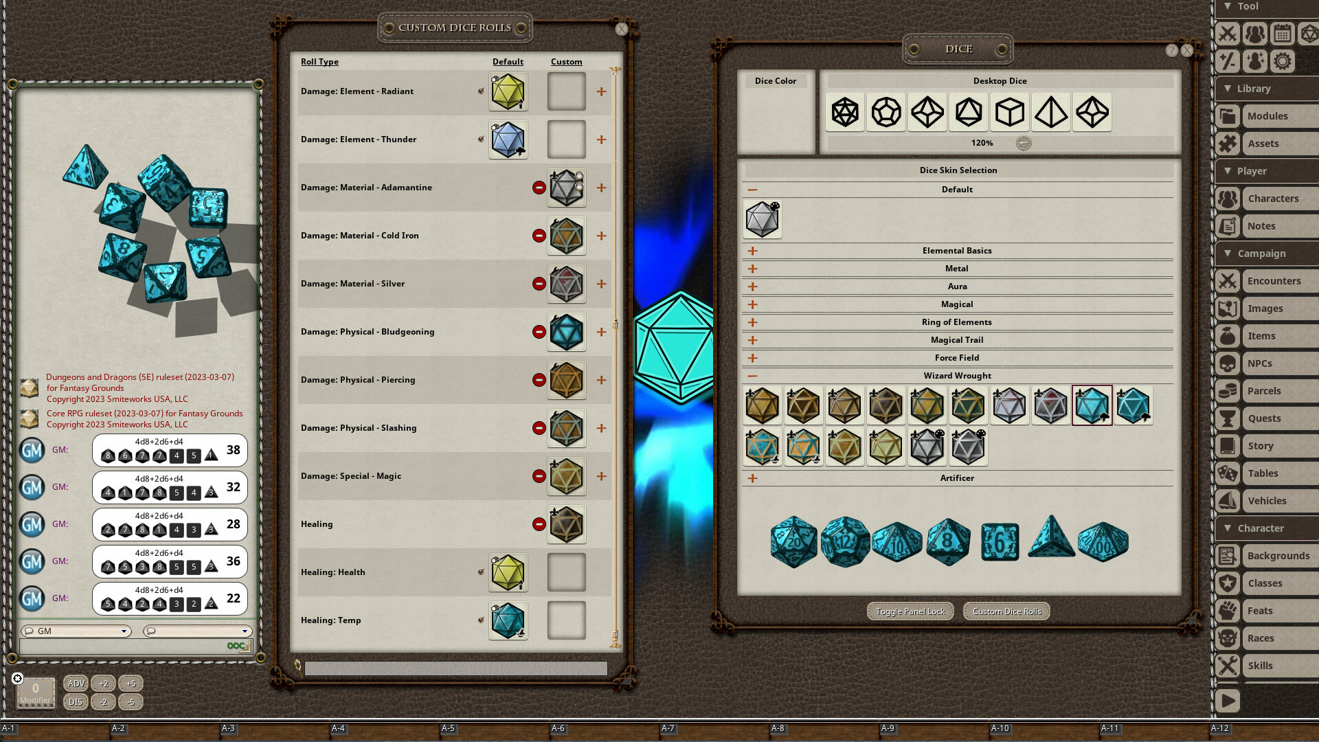Fantasy Grounds - Wizard Wrought Dice Pack screenshot 6