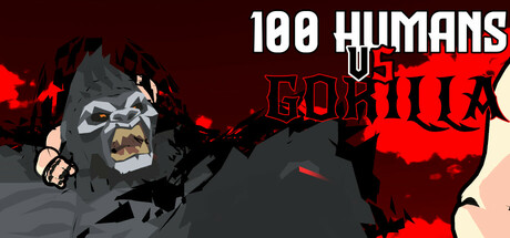 100 Humans Vs Gorilla — Steam header